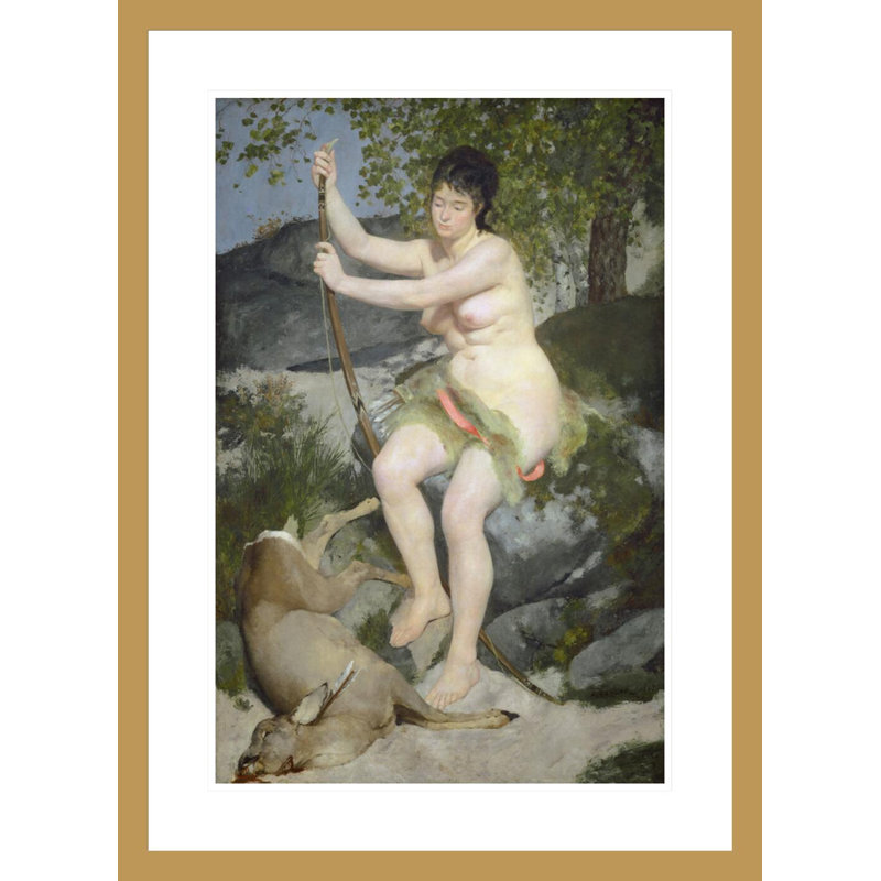 «Diana» par Pierre-Auguste Renoir, impression giclée encadrée, H 29,5 po x l 21,56 po