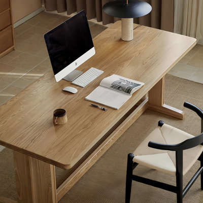 Burlywood Rectangular Solid Wood
