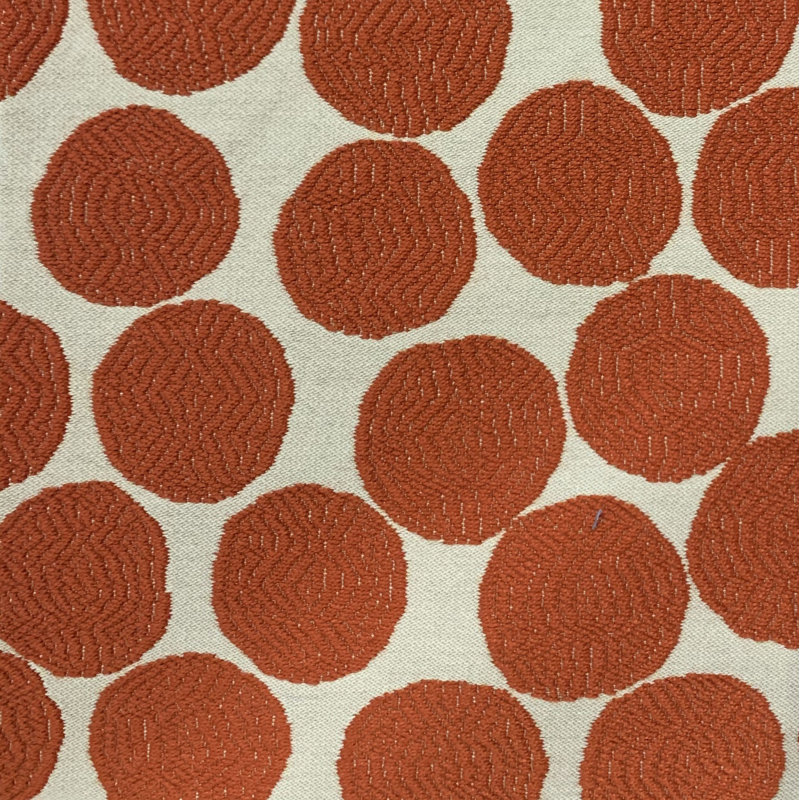 Oreiller tomate à pois, 20 po x 20 po