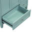 Meuble-lavabo moderne simple avec lavabo, chargement USB, 2 portes et 3 tiroirs-1292038757