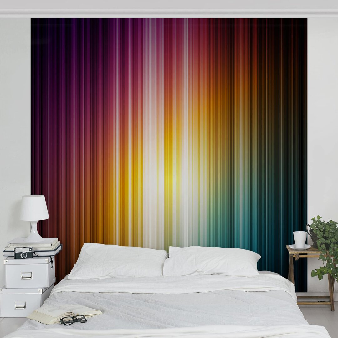 Strukturierte Tapete Rainbow Light 1,92 m x 192 cm