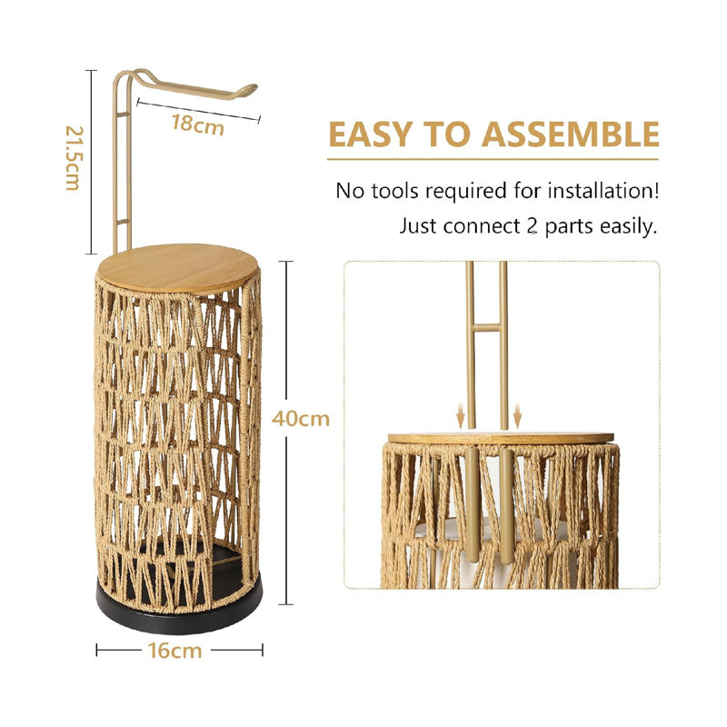 Free Standing Toilet Paper Holder