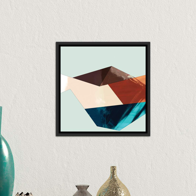 « block details ii » par sisa jasper-impression, Toile avec cadre noir, H 18 po x l 18 po x 1,5 po