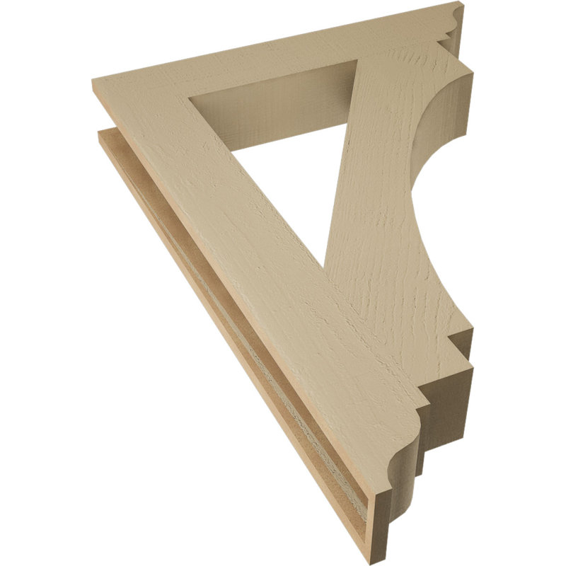 Support en bois de cèdre impérial traditionnel Imperial, H 44 po x l 5,5 po x P 32 po