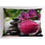 Ensemble de 2 taies décoratives Ambesonne Spa - pierres noires, fuchsia, noir et vert-99896404