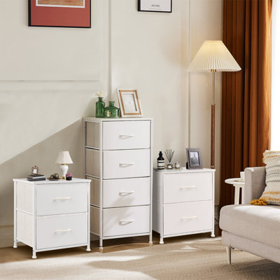 Drawer Storage Dresser Home Storage set with Wood Top & Pull Drawers by Ebern Designs