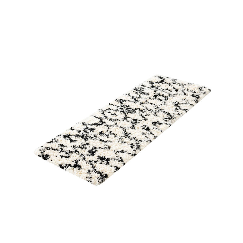 Tapis Tarquinio, Tapis de couloir 2 pi x 7 po x 10 pi, Noir