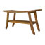 EcoDecors Satori - Banc de douche en teck, banc de douche en teck, banc de salle de bain en teck, banc de douche en bois de teck, brun bois-96747924