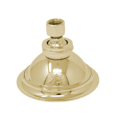 Shower Head 4-Inch Diameter with 1.75 GPM and Solid Brass Strom Living