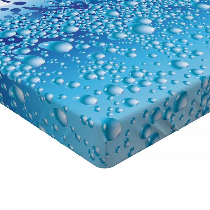 Microfiber Abstract Fitted Sheet, Twin Fitted Sheet