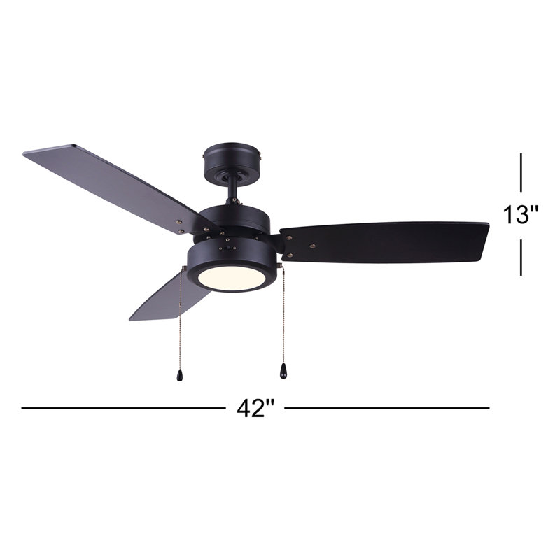 Kerby 42'' Ceiling Fan with LED Lights