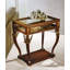 Curio Floor Shelf End Table with Storage