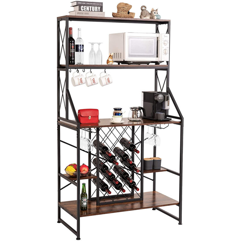 Table à vin avec porte-verres