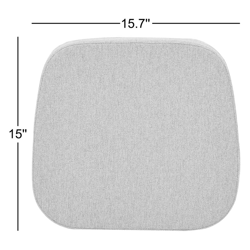 Indoor 1.5'' Dining Chair Seat Cushion, Natural