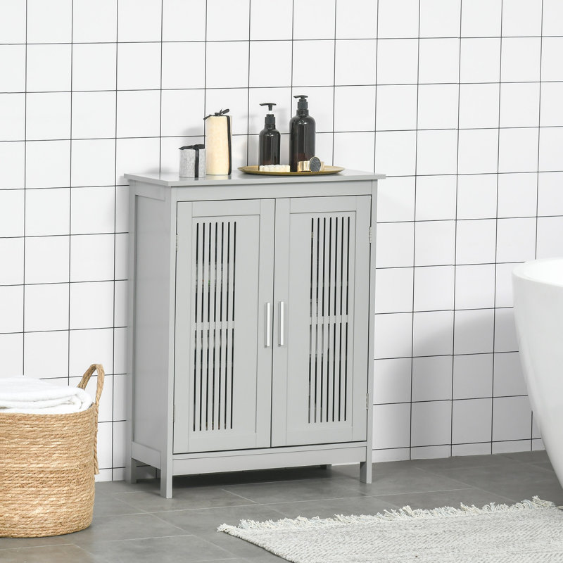 Freestanding Bathroom Cabinet, Grey