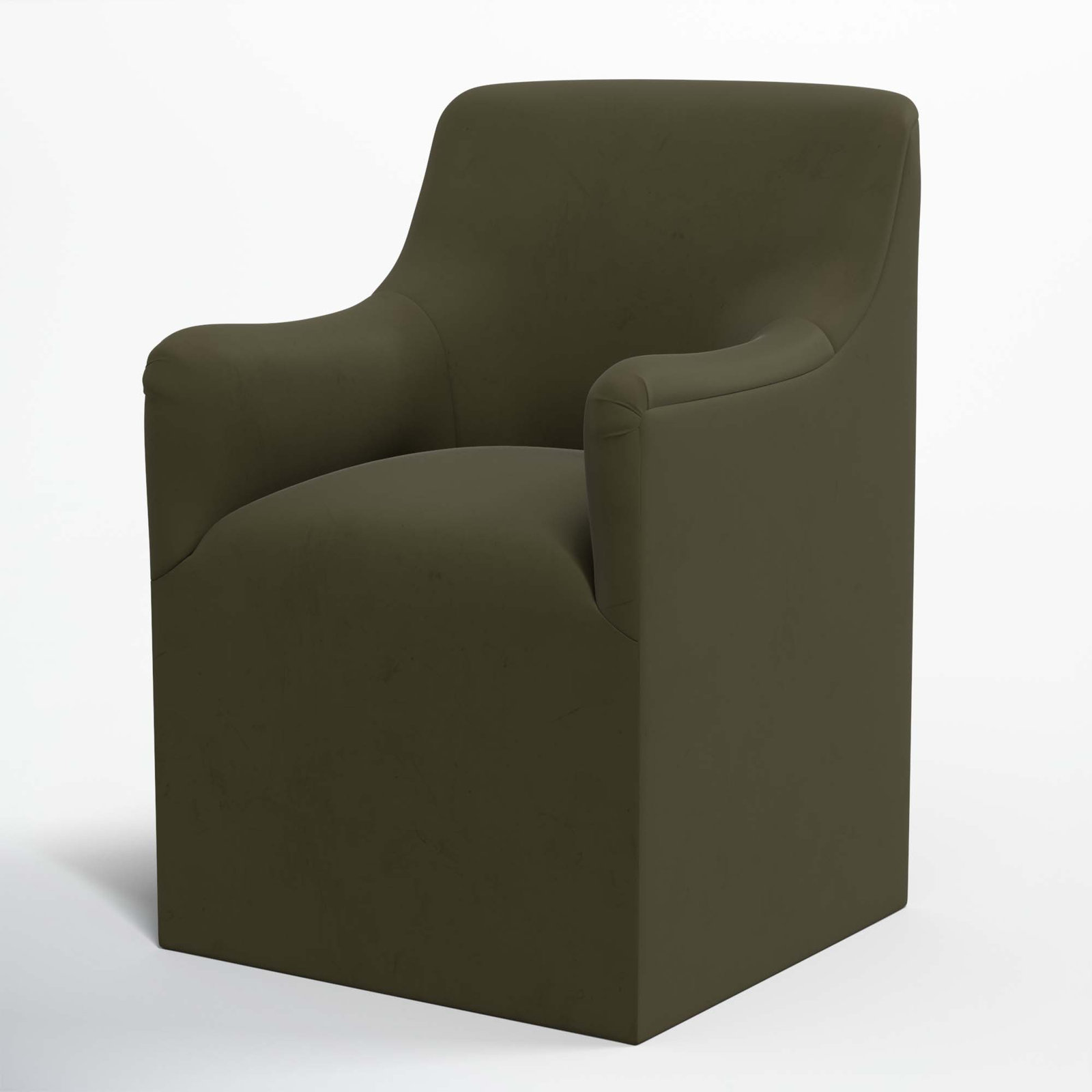 Howth Dining Armchair, Classic Loden Velvet