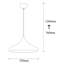 Luminaire suspendu en dome à 1 lumière-1317323179
