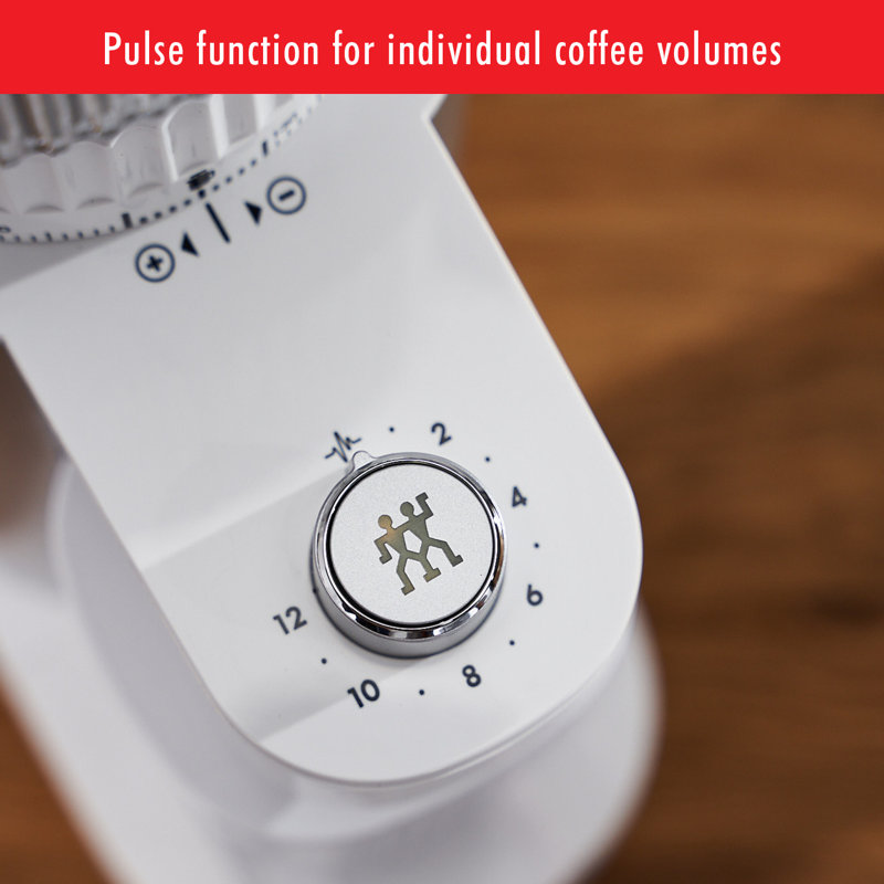 ZWILLING Enfinigy Coffee Bean Grinder, Silver