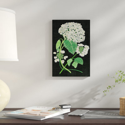« white hortensia study ii », impression sur toile