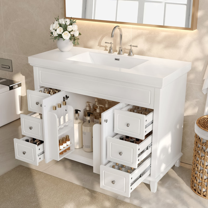 Meuble-lavabo 48 po avec lavabo en résine