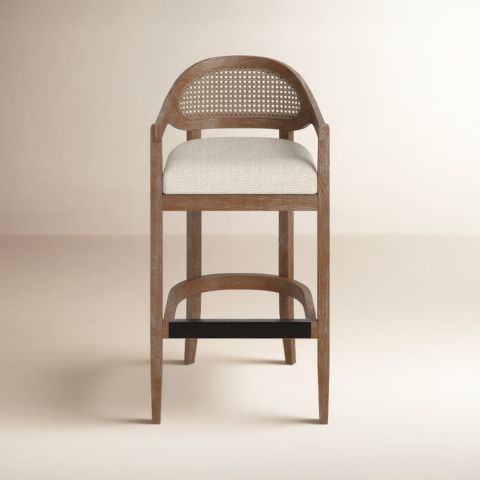 Copley Bar Stool, Taupe Beige, Bar Stool (30.5” Seat Height)