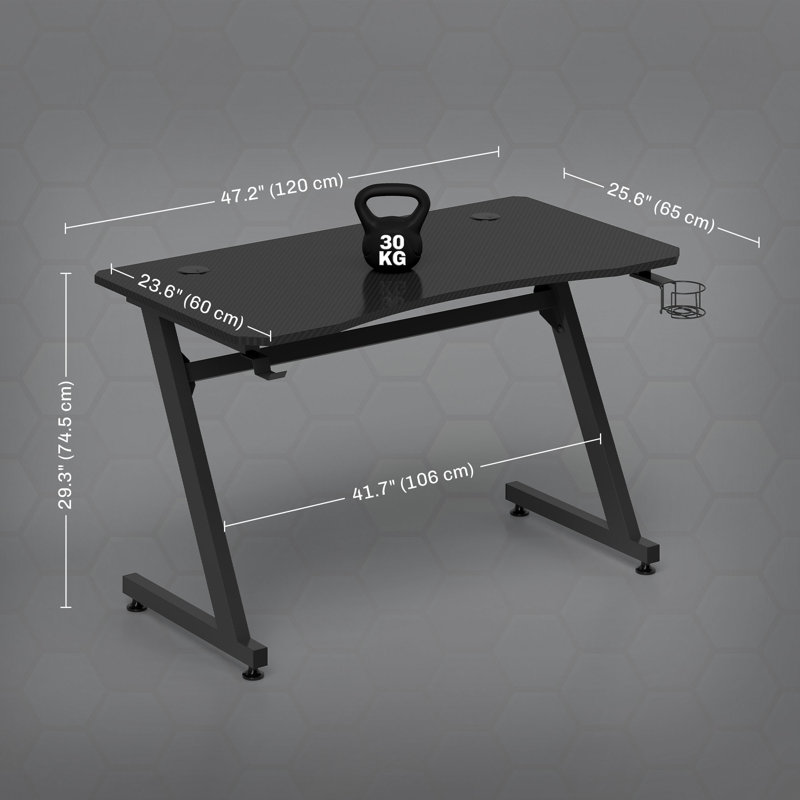 Jeffry Computer Desk, Black