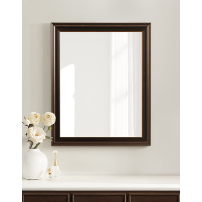 Galiano Stepped Vintage Rectangle Bathroom Mirror