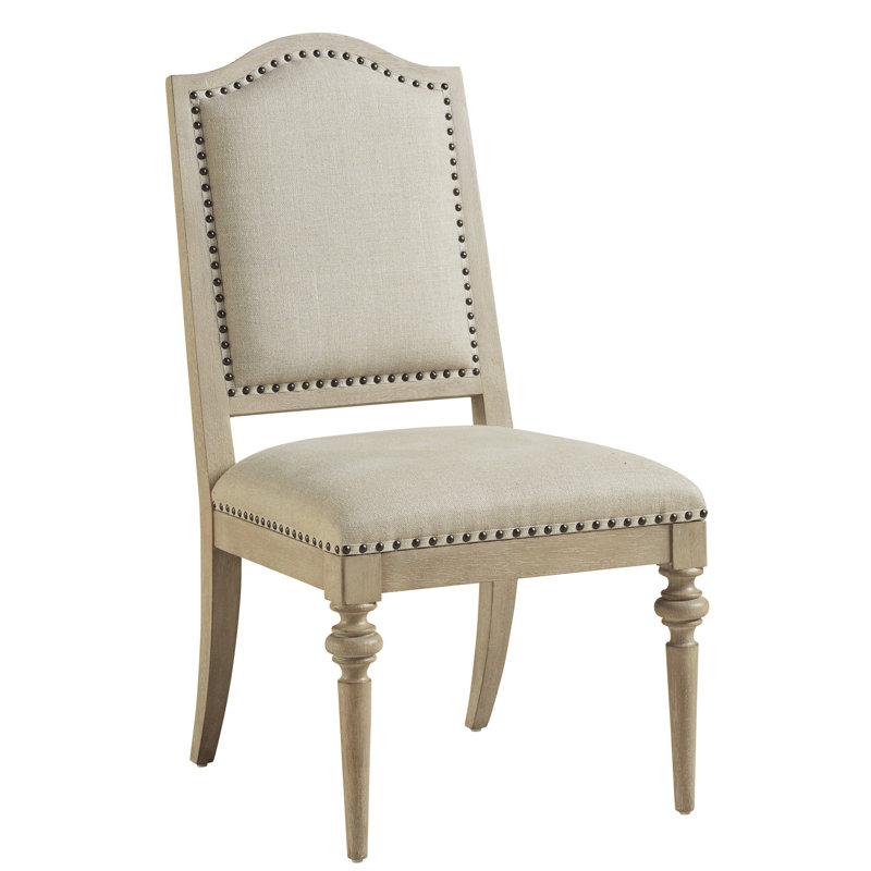 Chaise rembourrée Almeria, Beige, Beige