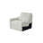Upholstered Power Motion Modular 5-Piece 3-Recliner L-Sectional, Wireless Charging Storage Console-1588112054