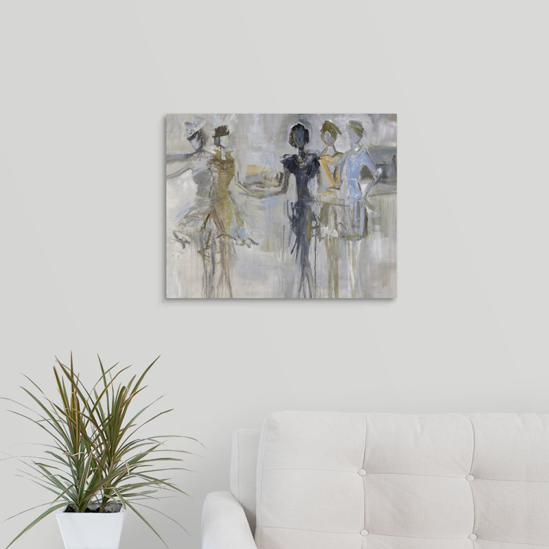 « preting a main », peinture sur toile, H 16 po x l 20 po x p 1,25 po, Toile tendue