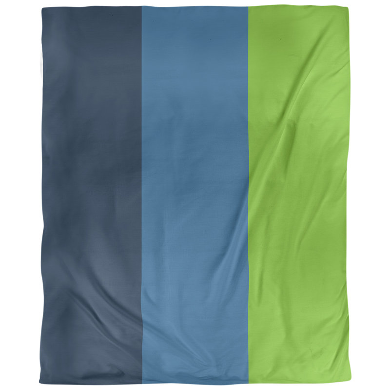 Tissu de basket-ball denver, Midnight Blue/Lake Blue/Aurora Green