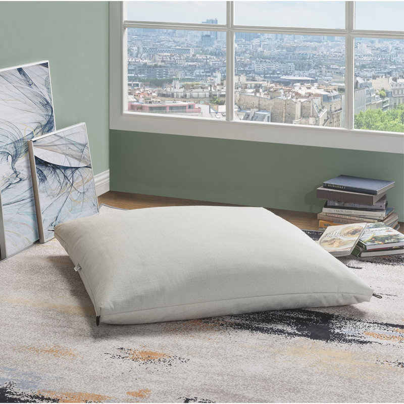 Fauteuil à billes et méridienne standard, Mélange de lin beige