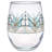 Frank Lloyd Wright Lake Geneva Tulip 15-Ounce Stemless Wine Glass
