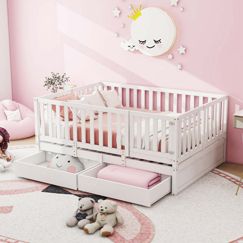 Solid Wood Daybed, White, Full