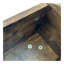 Table basse hexagonale table d'appoint table de chevet en bois antique