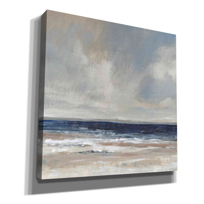 «Distant Land II» par Tim O'toole, art mural sur toile, H 26 po x l 26 po x P 1,5 po