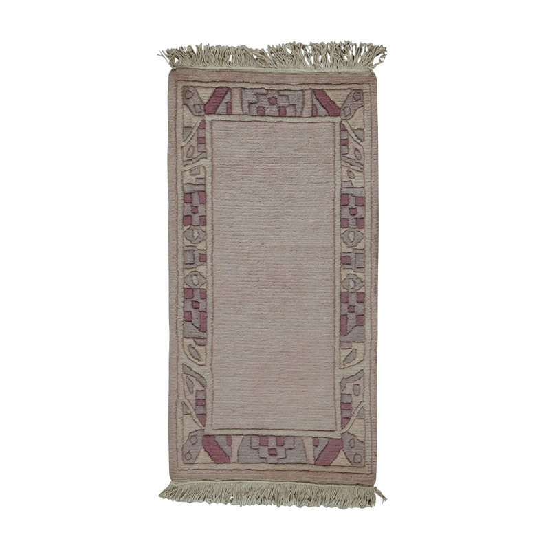 Indo Hand Woven Wool Geometric Area Rug