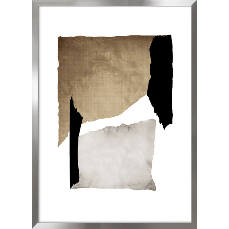 Sheet of Paper II 1 Piece Single Picture Frame Wall Art