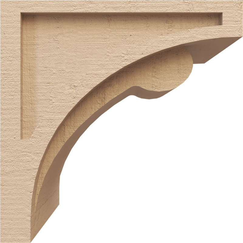 Bois de cèdre brut Viola TimberThane Corbel, apprêté brun clair, H 10 po x l 10 po x P 10 po