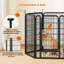 Panel Metal Exercise Pen With Door-124571612