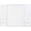 Grand lit blanc avec garde-robe organisé et tiroirs - Refonte de la chambre pour grand lit, choix de rangement intégrés-406762425