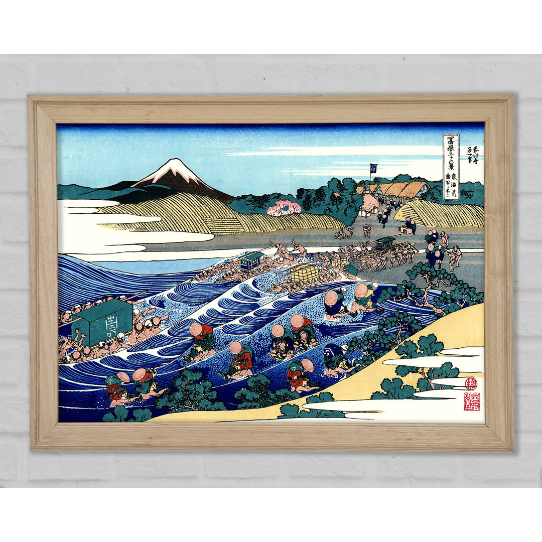 Hokusai Fuji Von Kanaya Auf Tokaido - Einzelner Bilderrahmen Kunstdrucke