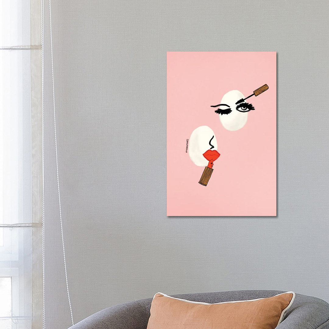 Sassy Easter Eggs - Wrapped Canvas Painting
