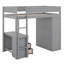Lit mezzanine en bois avec placards, armoire et bureau à 2 tiroirs-1238388737-1238388736