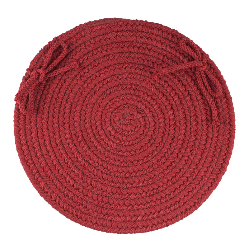 Outdoor 0.38'' Dining Chair Chair Pad, Almond
