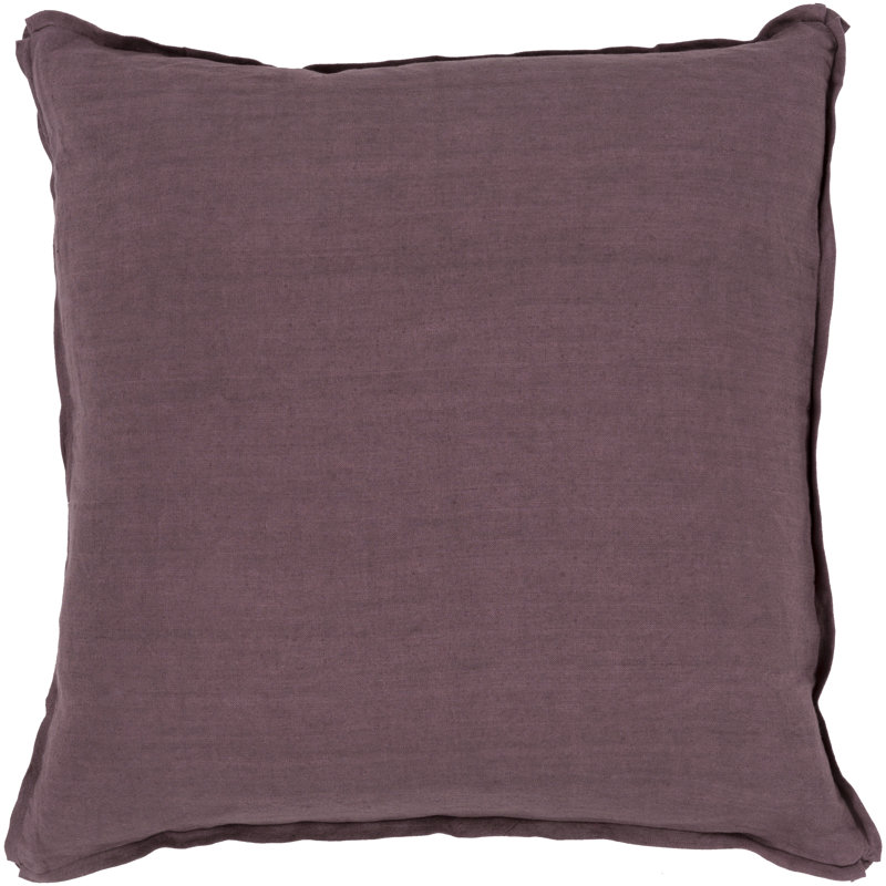  Square Linen Pillow Cover, 20" H x 20" W, Navy, Pillow Cover Only - No Insert