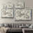 Bordered Map of Canada Premium Gallery Wrapped Canvas - Ready to Hang-1447751621