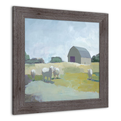 " Barn With Sheep "