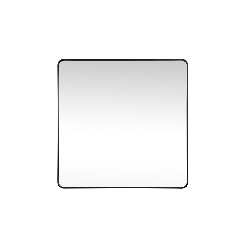 Miroir mural Marengo, 48 po x 48 po , Noir
