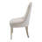 London Place Velvet Dining Side Chair - Pearl